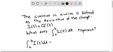 the-current-in-a-wire-is-defined-as-the-derivative-of-the-charge-itqprimet-see-example-373-what-does