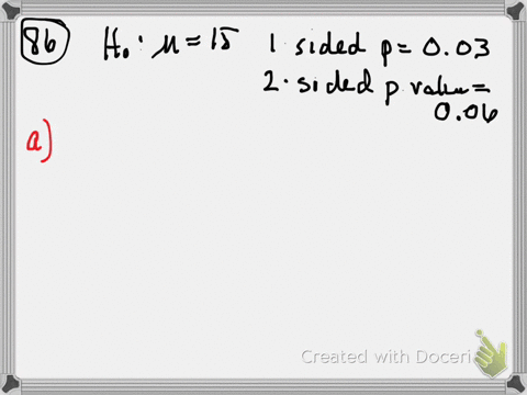 tests-and-cis-the-p-value-for-a-one-sided-test-of-the-null-hypothesis-h_0-mu15-is-003-a-does-the-99-