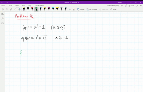 involve-inverse-functions-on-restricted-domains-show-that-fxx2-1x-geq-0-and-gxsqrtx1x-geq-1-are-inve