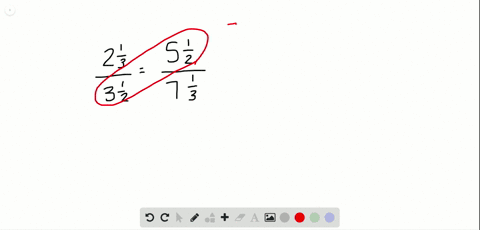 determine-whether-the-ratios-are-proportional-frac2-frac133-frac12-stackrel-frac5-frac127-frac13