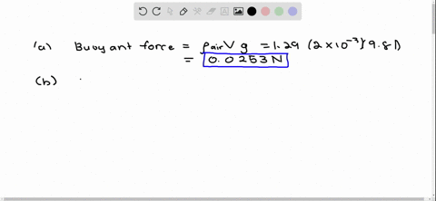 calculate-the-buoyant-force-on-a-200-l-helium-balloon-b-given-the-mass-of-the-rubber-in-the-balloon-