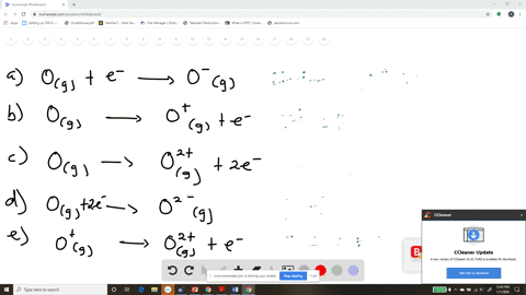 SOLVED:Which of the following chemical equations is connected to the ...