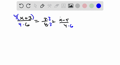 solve-each-linear-equation-fracx36frac38fracx-54