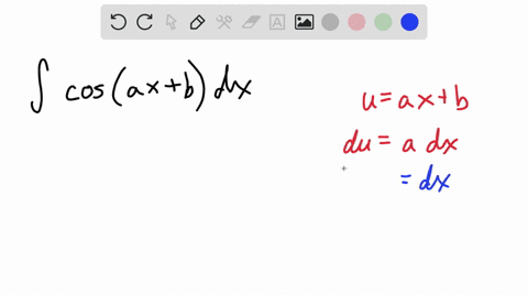 derive-each-equation-where-a-and-b-are-constants-with-a-neq-0-int-cos-a-xb-d-xfrac1a-sin-a-xbc