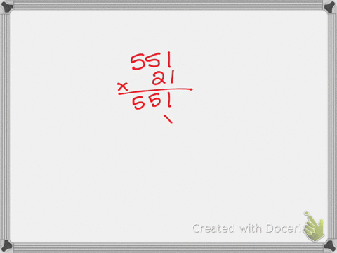 what-is-21-multiplied-by-551