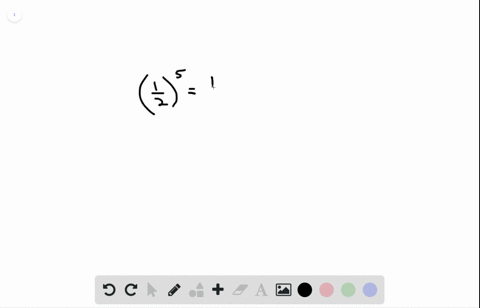 use-the-power-of-a-quotient-property-to-simplify-the-expression-leftfrac12right5