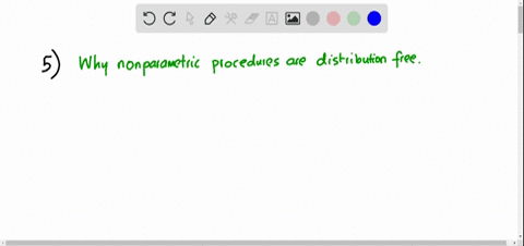 why-does-the-term-distribution-free-describe-nonparametric-procedures