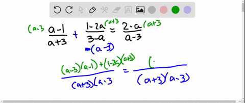 solve-equation-if-a-solution-is-extraneous-so-indicate-fraca-1a3-frac1-2-a3-afrac2-aa-3