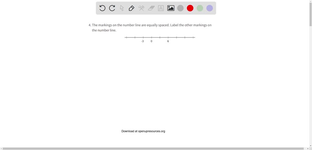 solved-the-markings-on-the-number-line-are-equally-spaced-label-the