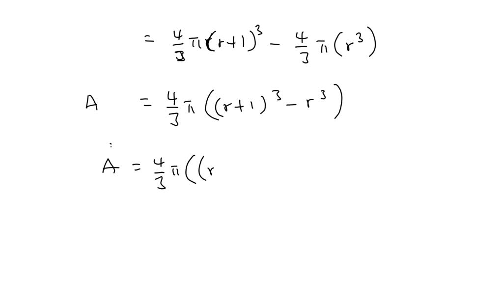 A spherical balloon with radius r inches has volume V(r)=(4)/(3) πr^3 ...