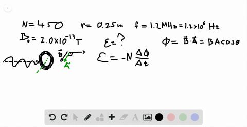 a-flat-coil-of-wire-is-used-with-an-lc-tuned-circuit-as-a-receiving-antenna-the-coil-has-a-radius-of