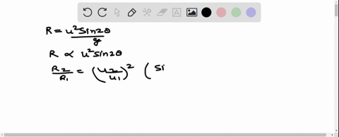 a-projectile-thrown-with-an-initial-speed-u-and-angle-of-projection-15circ-to-the-horizontal-has-a-r