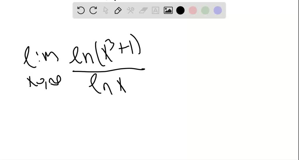 ⏩SOLVED:Calculate. limx →∞(x^3+1)^1 / lnx | Numerade