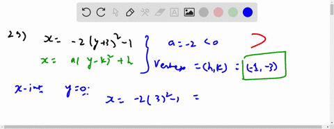 use-the-vertex-and-intercepts-to-sketch-the-graph-of-each-equation-if-needed-find-additional-poin-35