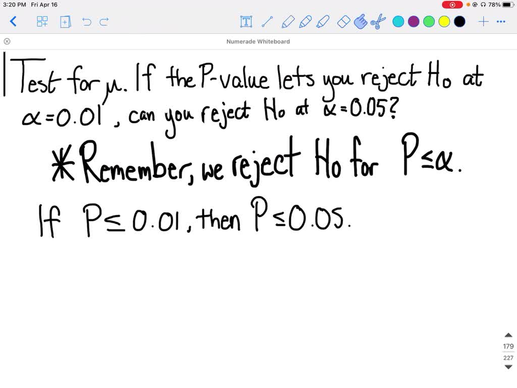 SOLVED 0 A Reject Ho Because P 0 01 Reject Ho Because P