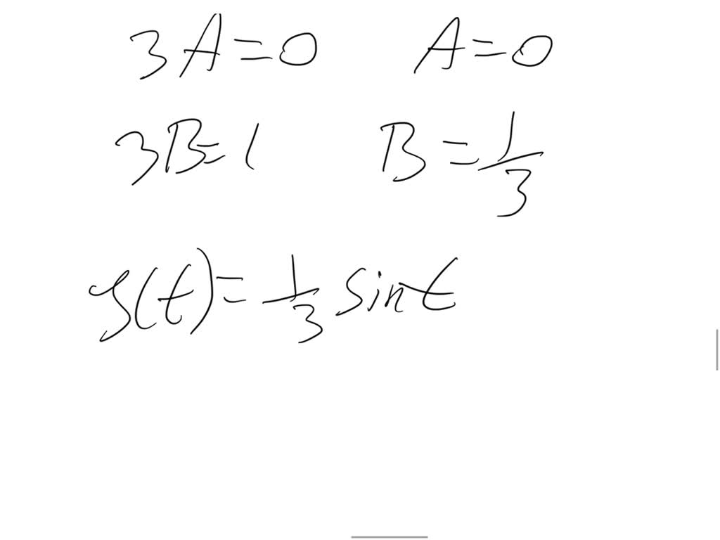 SOLVEDApply Duhamel's principle to write an integral formula for the