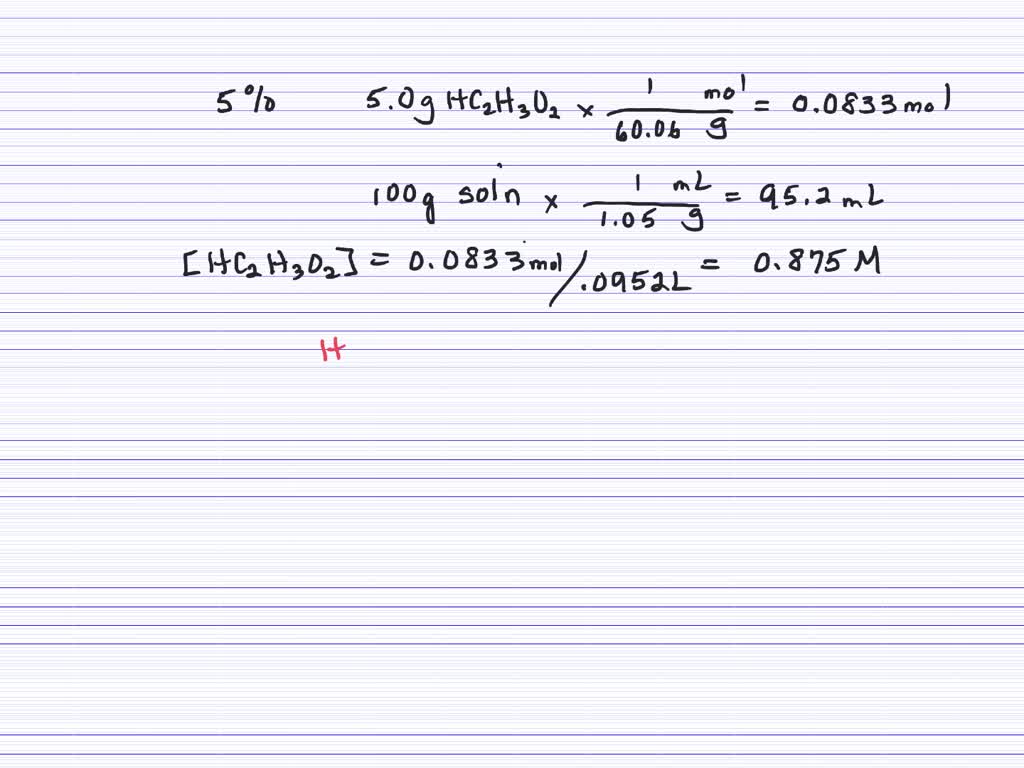 SOLVEDFor an aqueous solution of acetic acid to be called "distilled