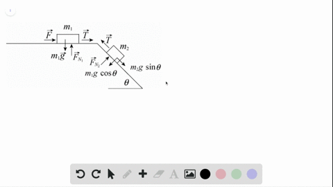 figure-5-56-shows-a-box-of-mass-m_210-mathrmkg-on-a-frictionless-plane-inclined-at-angle-theta30circ