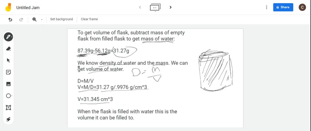 SOLVED The Following Procedure Was Used To Determine The Volume Of A solved-the-following-procedure-was-used-to-determine-the-volume-of-a