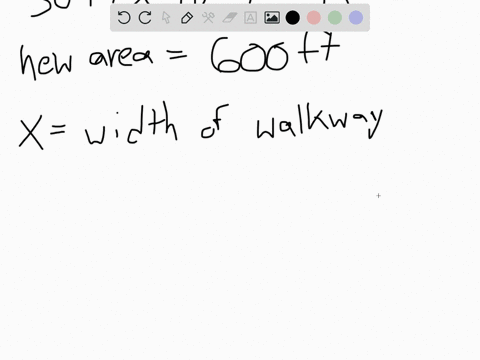 a-rectangular-garden-is-30-mathrmft-by-40-mathrmft-part-of-the-garden-is-removed-in-order-to-install