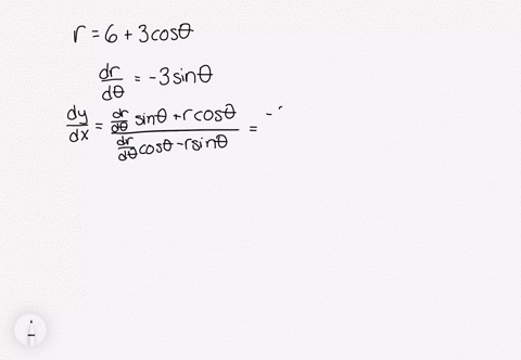 find-the-slope-of-the-line-tangent-to-the-following-polar-curves-at-the-given-points-r63-cos-theta-3