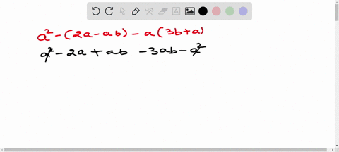 simplify-a2-2-a-a-b-a3-ba-beginaligned-a2-2-a-a-b-a3-ba-quada2-2-aa-b-3-a-b-a2-quad-2-a-2-a-b-text-o