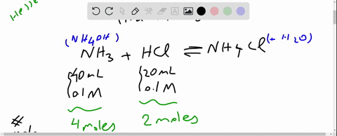 40-mathrmml-of-01-mathrmm-ammonia-solution-is-mixed-with-20-mol-of-01-mathrmm-mathrmhcl-what-is-the-
