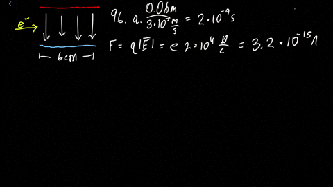 a-beam-of-electrons-traveling-with-a-speed-of-30-times-107-mathrmm-mathrms-enters-a-uniform-downward