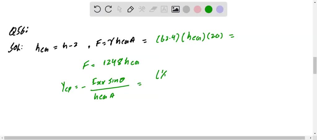 In Fig. P2.55, Gate A B Is 5 Ft Wide Into The Paper, And Stop B Will ...