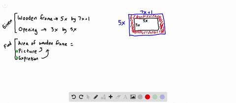 think-about-a-plan-a-rectangular-wooden-frame-has-side-lengths-5-x-and-7-x1-the-rectangular-opening-