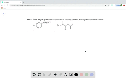 what-alkyne-gives-each-compound-as-the-only-product-after-hydroboration-oxidation