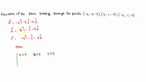 find-an-equation-of-the-plane-passing-through-the-points-4-4-44-1-4-4-1-4
