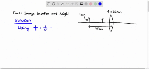 calculate-the-image-position-and-height-a-10-mathrmcm-tall-object-is-75-mathrmcm-in-front-of-a-con-2