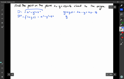 find-the-point-in-the-plane-2-x-y2-z16-that-is-closest-to-the-origin