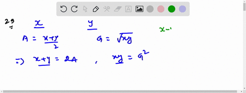 if-a-and-g-be-am-and-gm-respectively-between-two-positive-numbers-prove-that-the-numbers-are-mathrma