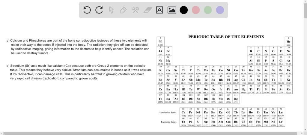 The following questions are about bone scans. (a) Why does technetium ...