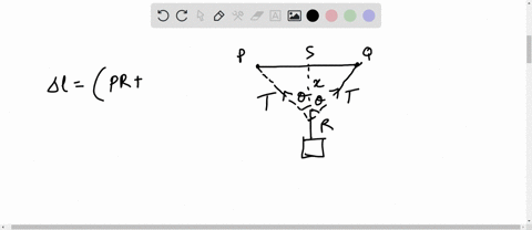 a-wire-of-cross-sectional-area-a-is-stretched-horizontally-between-two-clamps-loaded-at-a-distance-2