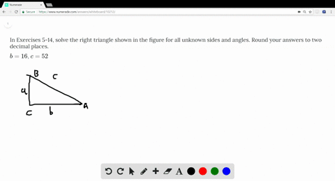 in-exercises-5-14-solve-the-right-triangle-shown-in-the-figure-for-all-unknown-sides-and-angles-ro-7