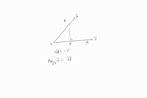 SOLVED:Draw two vectors, 𝐯 and 𝐰, with the same initial point. Show the ...