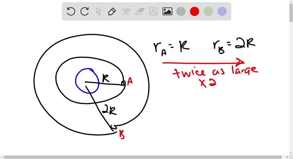 SOLVED:The Diagram Below Represents Two Satellites Of Equal Mass, A And ...