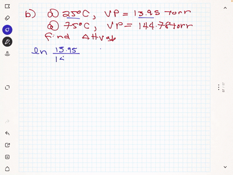 suppose-the-vapor-pressure-of-a-substance-is-measured-at-two-different-temperatures-a-by-using-the-2