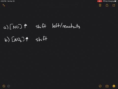 how-will-the-changes-listed-affect-the-position-of-the-following-equilibrium-2-mathrmno_2g-rightleft