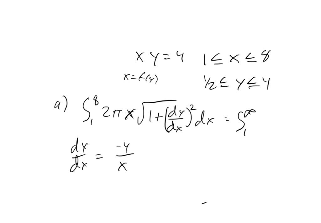 Solvedthe Given Curve Is Rotated About The Y Axis Set Up But Do Not Evaluate An Integral 9460