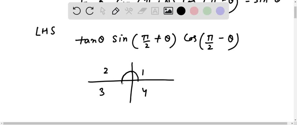 SOLVED:(a) sinθ=1. (b) θ=(π)/(2)