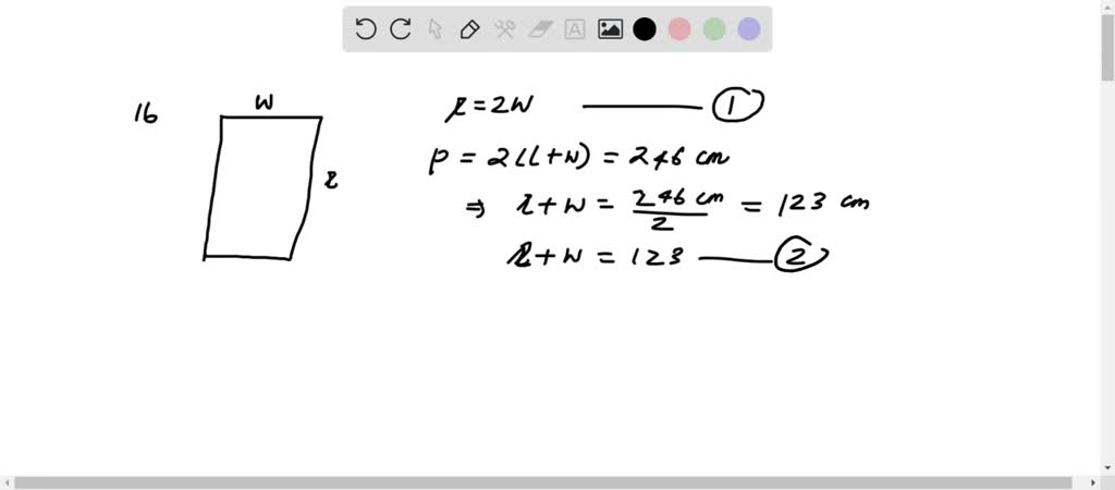 SOLVED:Perimeter of a mirror. The perimeter of a rectangular mirror ...