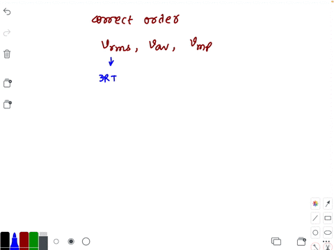 choose-the-correct-order-of-the-root-mean-square-velocity-leftv_mathrmrmsright-the-average-velocity-