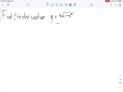 find-the-derivative-of-the-function-yx-sqrt1-x2