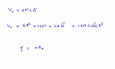 zinc-has-an-hcp-crystal-structure-a-c-a-ratio-of-1856-and-a-density-of-713-mathrmg-mathrmcm3-compute