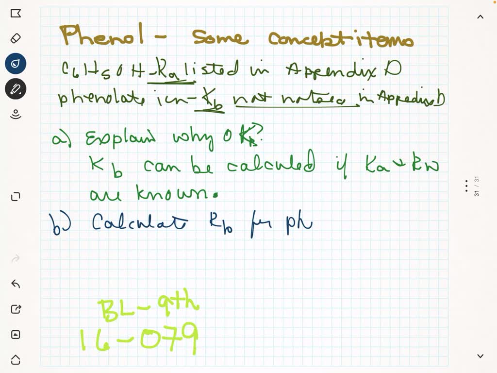 SOLVEDAlthough the aciddissociation constant for phenol (C6 H5 OH) is