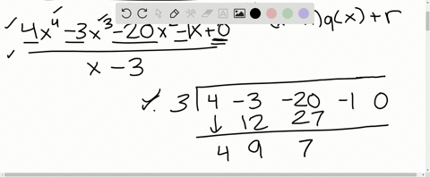 express-fx-in-the-form-fxx-k-qxr-for-the-given-value-of-k-fx4-x4-3-x3-20-x2-x-k3